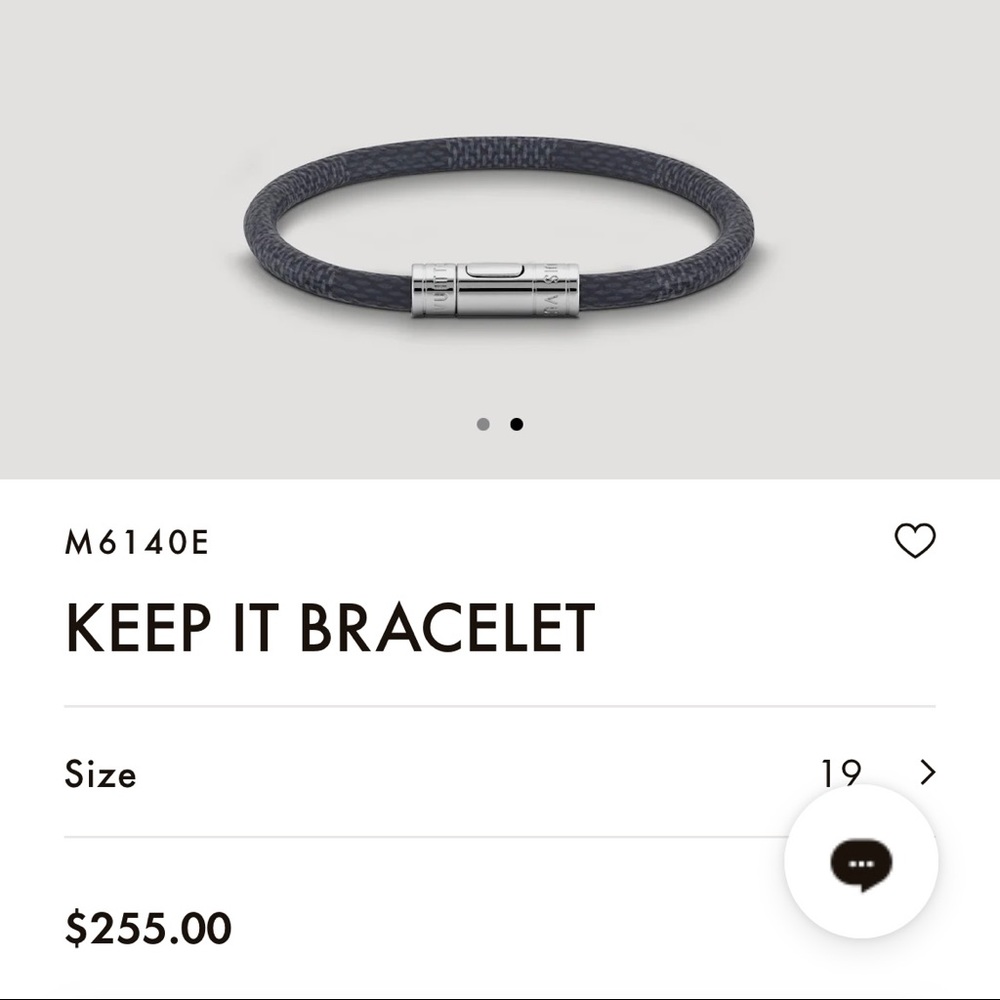 Louis Vuitton Keep It bracelet (19cm)